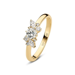 Lovere Ring 14K Guld från Sif Jakobs med ett elegant diamantkluster