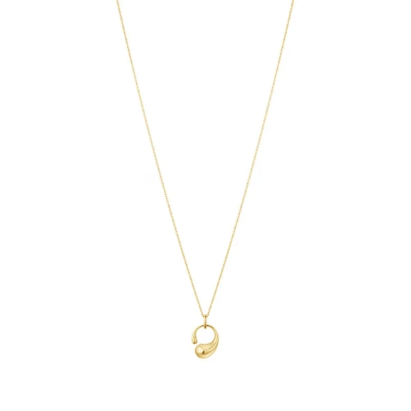Mercy Necklace Small Gold von Georg Jensen aus 18-karätigem Gold mit weicher