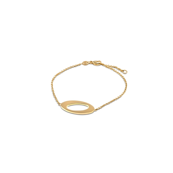 Oval & Out Bracelet 18K Gold - Nordic Spectra - Suuri valikoima & ilmainen lahjapaketointi - Nordicspectra.fi