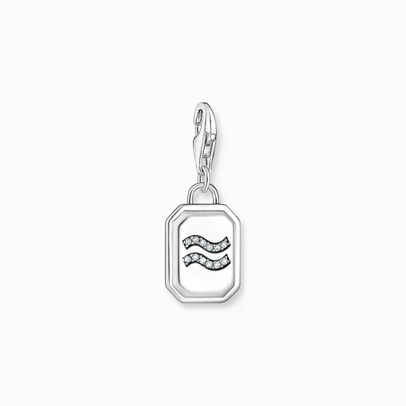 Charm-Anhänger Sternzeichen Wassermann mit Steinen Silber - Thomas Sabo - Nordic Spectra