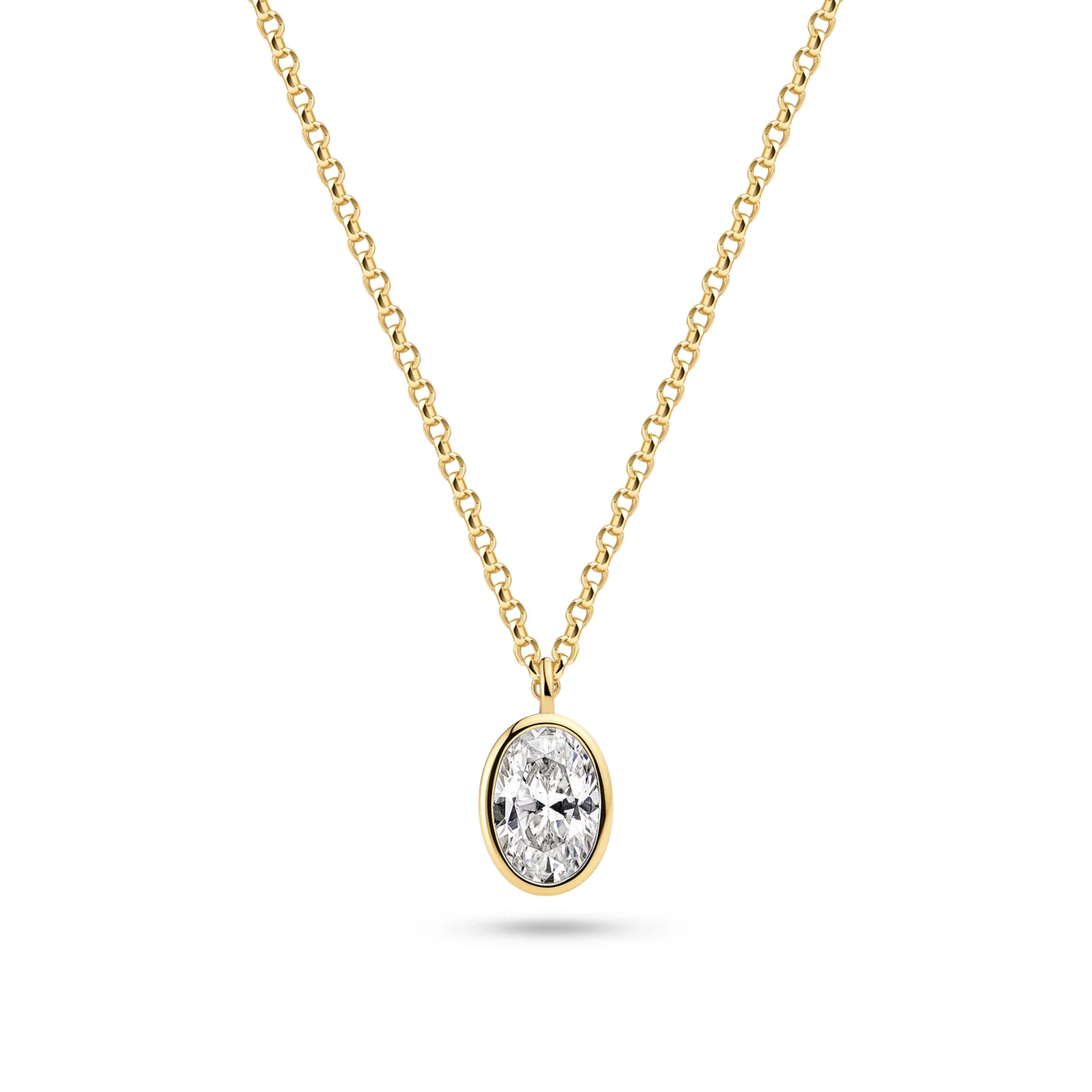 Sif Jakobs - Sardinien Ovale Halsband Guld