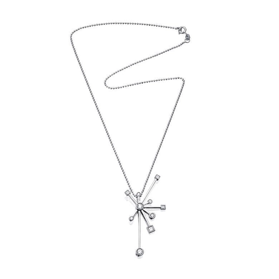 Kaboom & Stars Pendant White Gold - Efva Attling halsband - Snabb frakt & paketinslagning - Nordicspectra.se