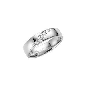 Libra White Gold - Wedding & engagement rings - Schalins - Scandinavian design - Nordic Spectra
