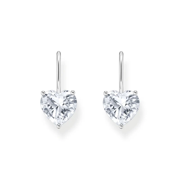 Ohrhänger mit weißem Zirkonia-Herz Silber - Thomas Sabo - Nordic Spectra