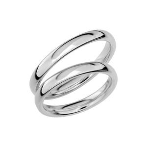 SR1002-3 Platina - Vigsel- & förlovningsringar - Schalins - Fri storleksändring* - Nordic Spectra