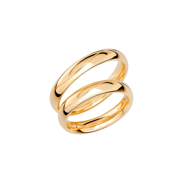 SR1012-4 Gold - Wedding & engagement rings - Schalins - Scandinavian design - Nordic Spectra