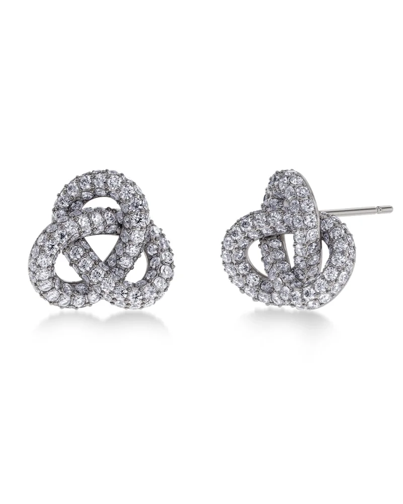 Edblad - Infinity Knot Sparkle Studs L Steel