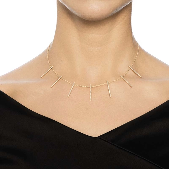 Starline & Stars Collier White Gold von Efva Attling, Schneller Versand - Nordicspectra.de