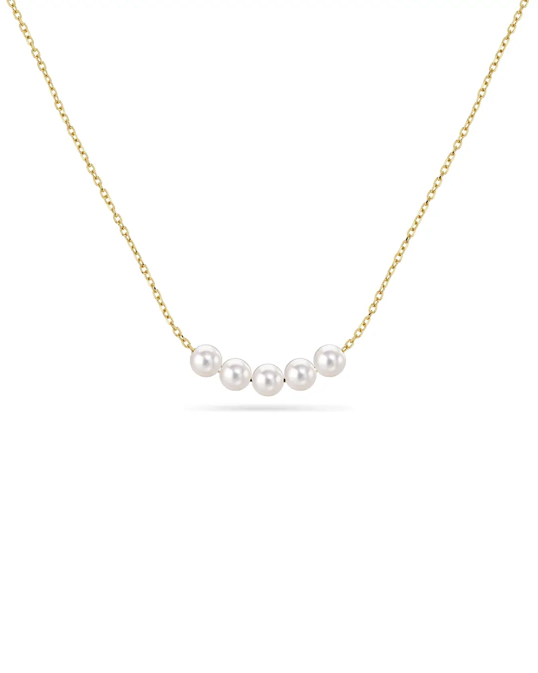 Pearly Necklace Gold - Edblad - Snabba leveranser - Gratis paketinslagning