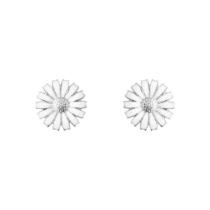 Daisy White Earrings ⌀ 11 mm - Georg Jensen - designkorut nopeilla ja turvallisilla toimituksilla - Nordic Spectra