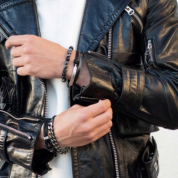 TEXAS Armband Stål - AROCK - Snabb frakt & paketinslagning - Nordicspectra.se