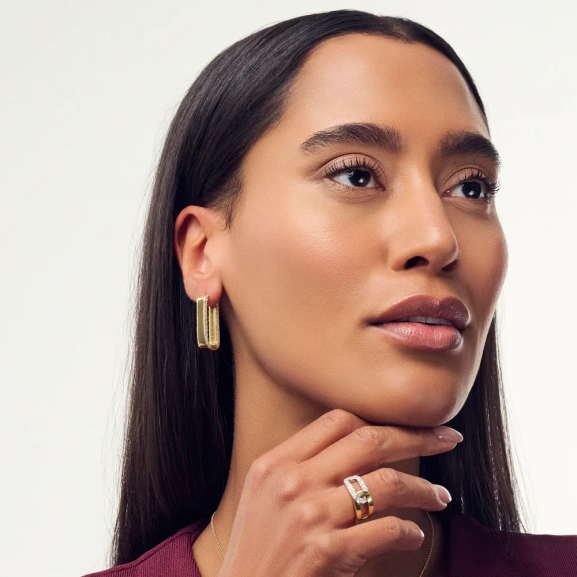 in Silber und 18 Karat Vergoldung