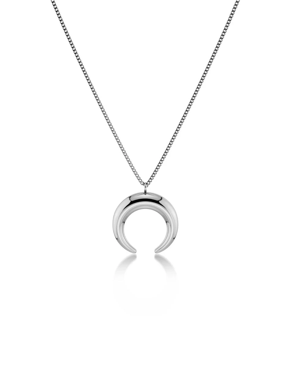 Edblad - Wishbone Necklace L Silver
