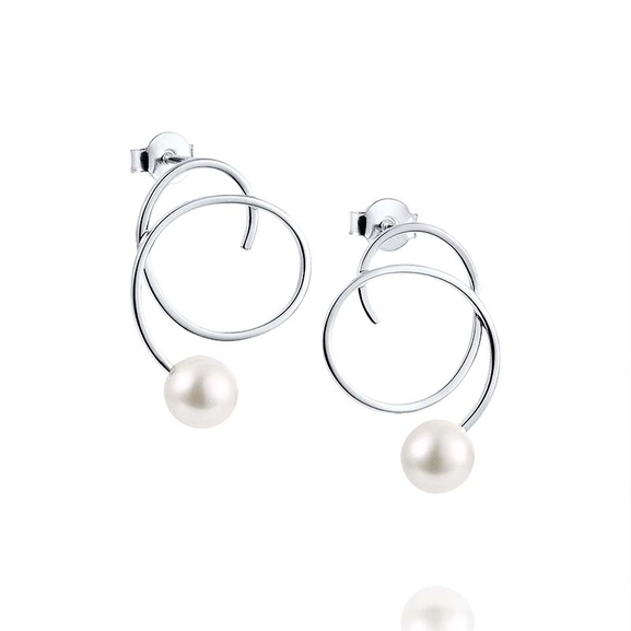Little Curly Pearly Ear - Efva Attling - Skandinaviska Designsmycken - Nordic Spectra