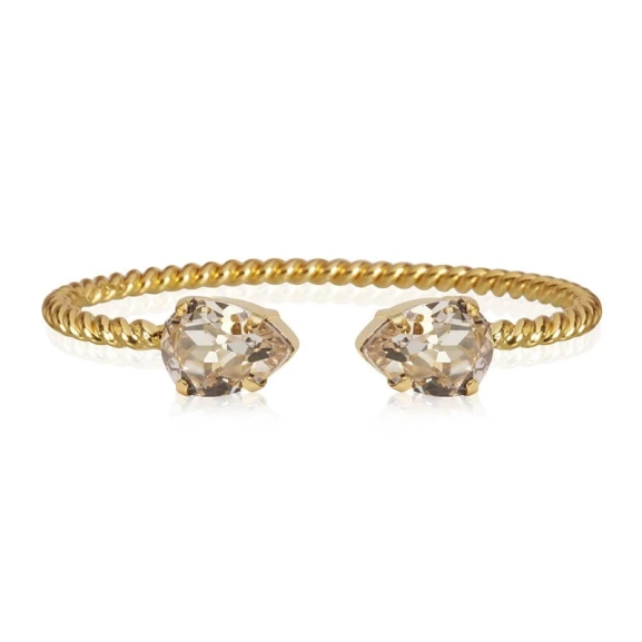 Mini Drop Bracelet Gold Silk - Caroline Svedbom - Nopea toimitus ja lahjapakkaus - Nordic Spectra