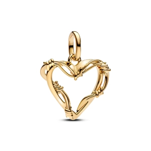 Herzförmiger Anhänger aus Gold aus der Pandora ME-Kollektion