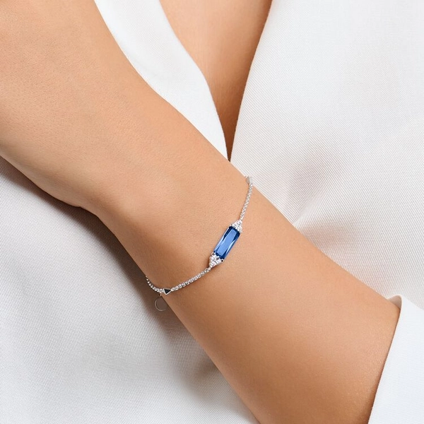 Armband med Blå Sten - Thomas Sabo berlock - Snabb frakt & paketinslagning - Nordicspectra.se