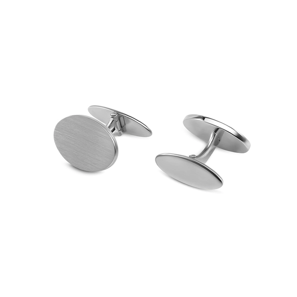 Petri Cufflinks Silver Matte von Nordic Spectra, Schneller Versand - Nordicspectra.de
