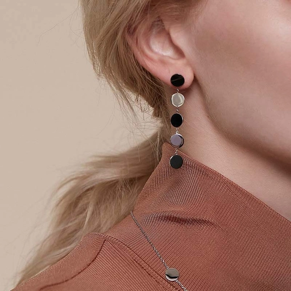 Dottie Earrings Multi Steel - Edblad - Snabb frakt & paketinslagning - Nordicspectra.se