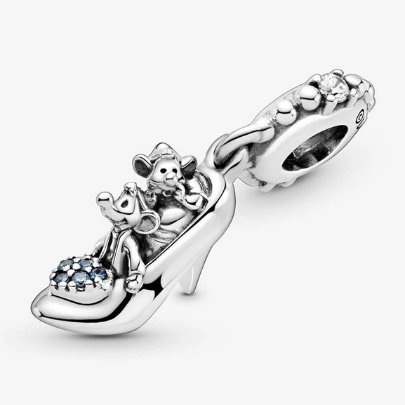 Disney Cinderella Gläserner Schuh & Mäuse Charm-Anhänger von PANDORA, Schneller Versand - Nordicspectra.de