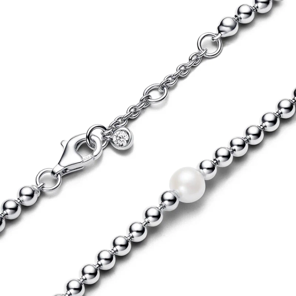 Behandelte Süßwasserzuchtperle & Kugeln Armband - PANDORA - Nordic Spectra