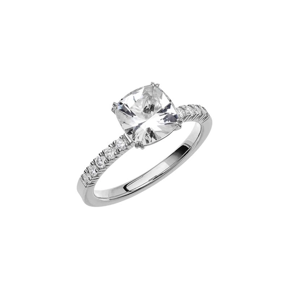Fairytale 6 Snow White Beryl White Gold - Wedding & engagement rings - Schalins - Scandinavian design - Nordic Spectra