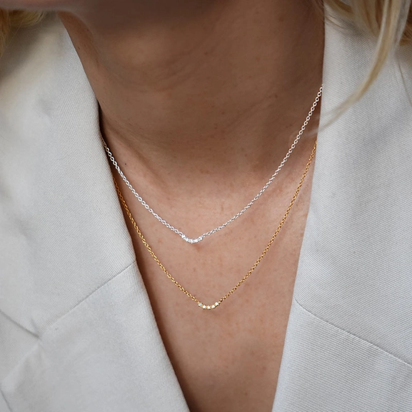 Diamond Sky Fall Necklace - Drakenberg/Sjölin Halsband- Snabb leverans & paketinslagning - Nordic Spectra