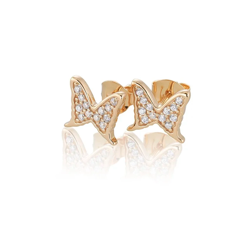 Carolina Gynning – Petite Papillion Sparkling Örhängen Guld