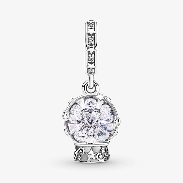 Schneekugel Engel Charm-Anhänger von PANDORA, Schneller Versand - Nordicspectra.de