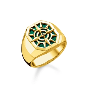 Ring Kompass Grün von Thomas Sabo, Schneller Versand - Nordicspectra.de