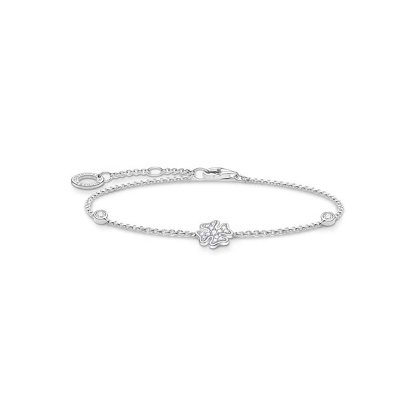 Armband Kleeblatt Mit Steinen silber von Thomas Sabo, Schneller Versand - Nordicspectra.de
