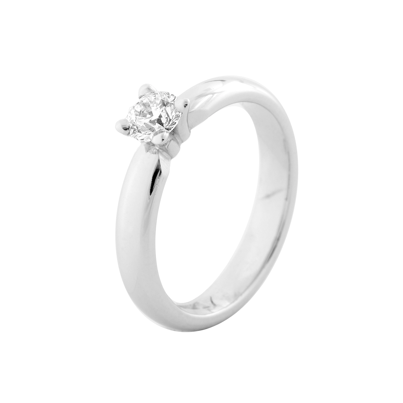 Nordic Spectra – Saga Solitärring 0,30 ct Vitguld