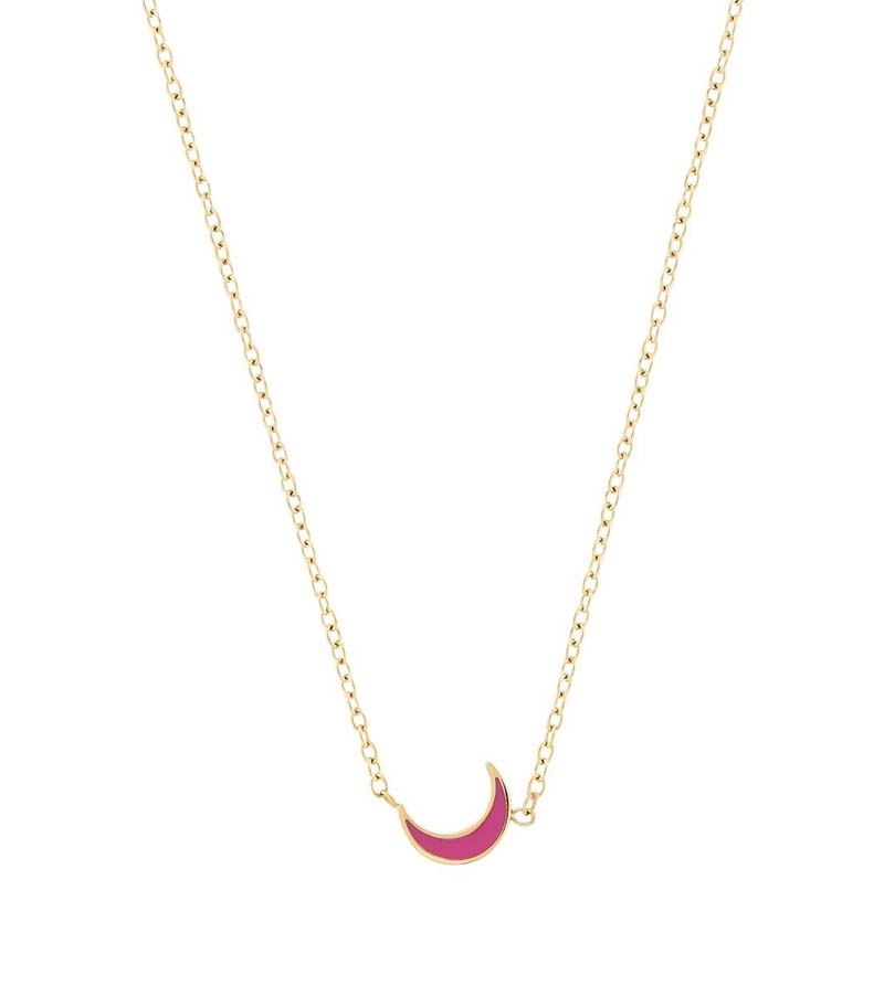 Edblad - Sky Necklace Kids Fuchsia Gold