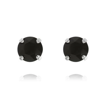 Caroline Svedbom - Classic Stud Earrings Rhodium Jet