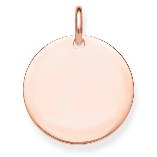 Anhänger Coin Groß Roségold von Thomas Sabo, Schneller Versand - Nordicspectra.de