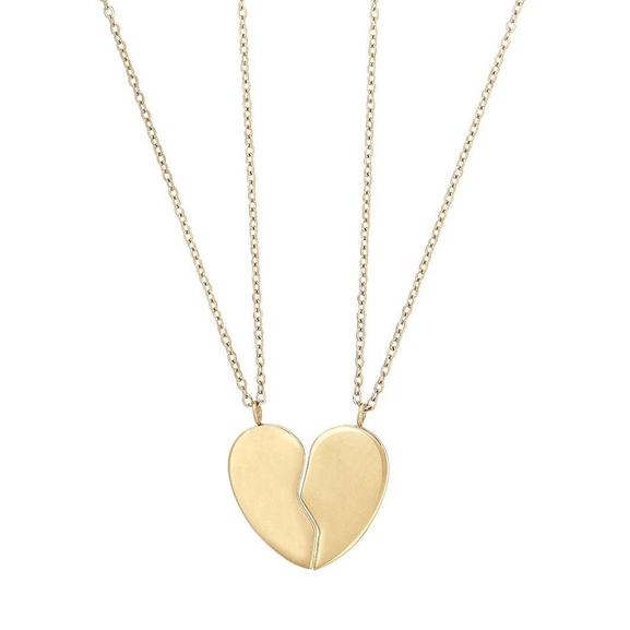 Friendship Heart Necklace Child Gold - Edblad - Snabb frakt & paketinslagning - Nordicspectra.se