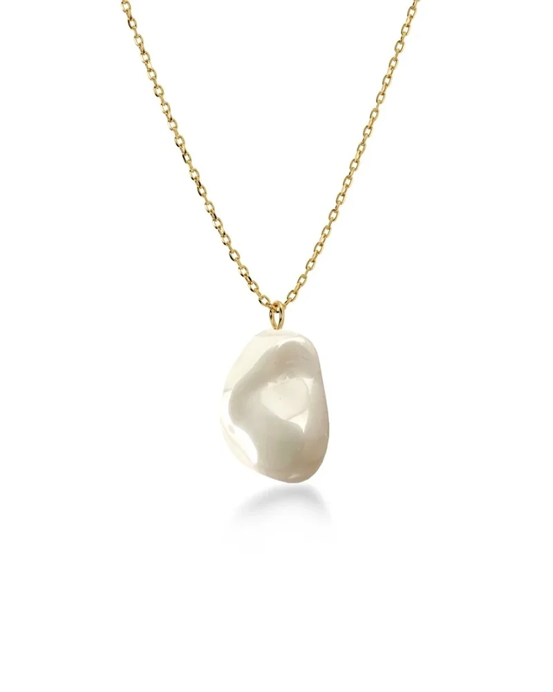 Roc Necklace Gold - Edblad - Snabb leverans - Gratis paketinslagning