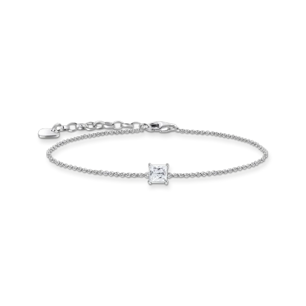 Armband med Kvadratiskt Glittrande Sten - Thomas Sabo - Snabb leverans & paketinslagning - Nordic Spectra