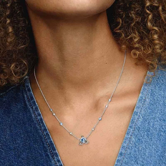 Disney Kürbiskutsche Collier-Halskette von PANDORA, Schneller Versand - Nordicspectra.de