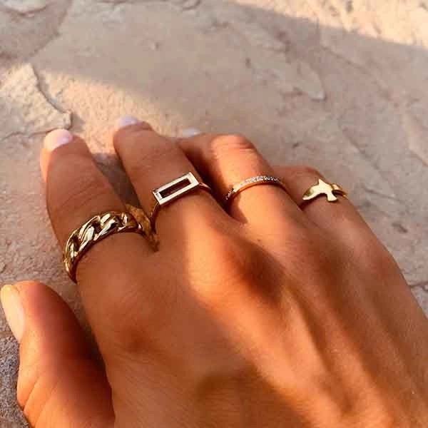 Dove Ring Gold - Emma Israelsson - Snabb frakt & paketinslagning - Nordicspectra.se
