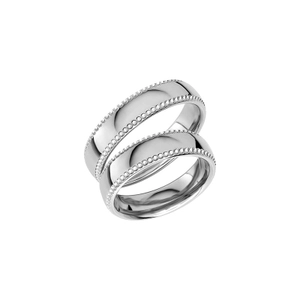 Reflection 01 White Gold - Wedding & engagement rings - Schalins - Scandinavian design - Nordic Spectra