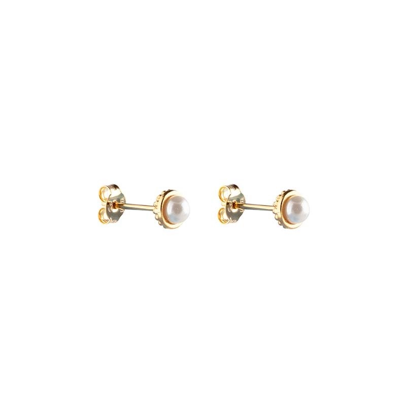 CU Jewellery - Pearl Bubble Small Ear Gold