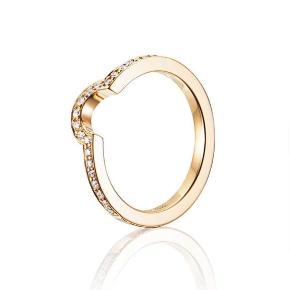 You & Me Threesome Ring Gold - Efva Attling ringar - Snabb frakt & paketinslagning - Nordicspectra.se