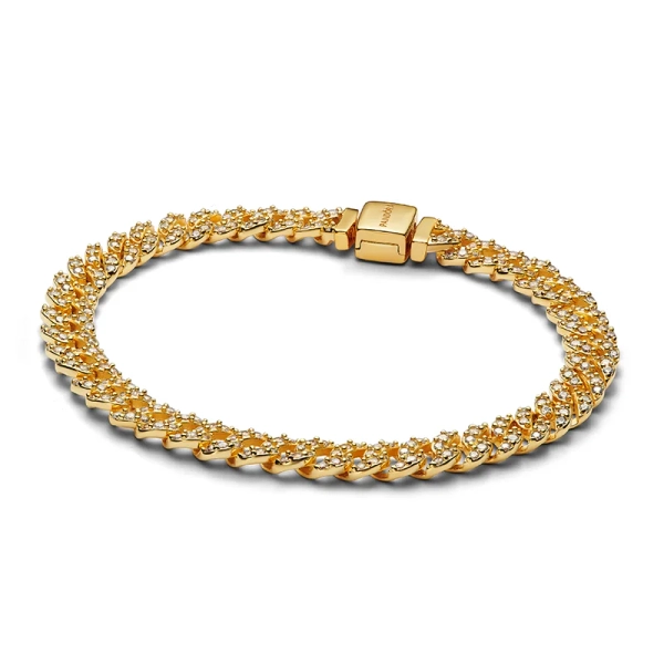 Pavé Cuban Gliederarmband - PANDORA - Nordic Spectra