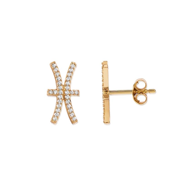 Double Trouble & Stars Ear Gold von Efva Attling, Schneller Versand - Nordicspectra.de