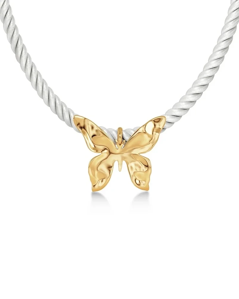 Edblad - Butterfly Necklace L Gold