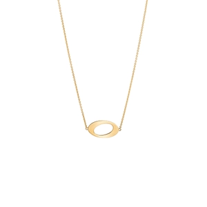 Oval & Out Collier 18 K Guld - Snabb frakt & fri paketinslagning - Nordicspectra.se