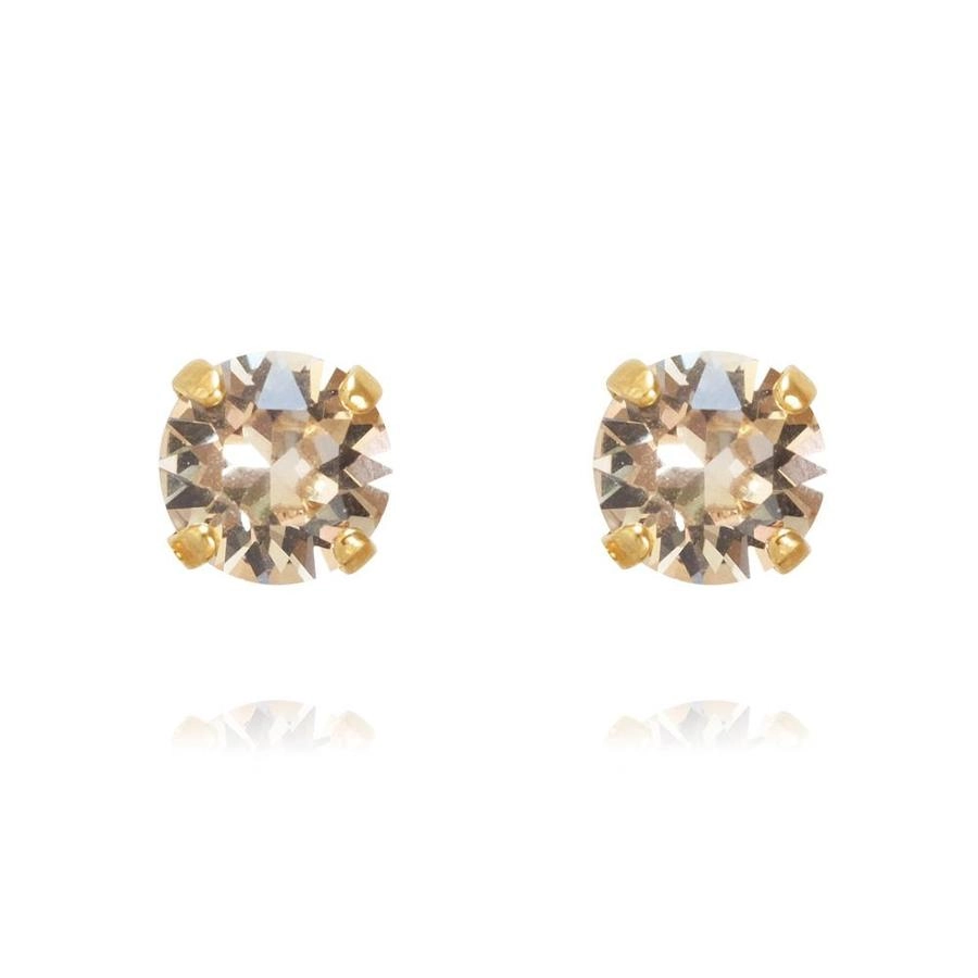 Caroline Svedbom - Classic Stud Earring Gold Silk