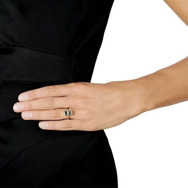 Little Bend Over Aquamarine White Gold - Efva Attling - Suuri valikoima & ilmainen lahjapaketointi - Nordicspectra.fi