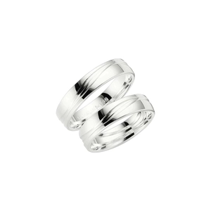 Verdi Silver - Vigsel- & förlovningsringar - Schalins - Fri storleksändring* - Nordic Spectra